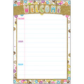 Ashley Productions Smart Poly Chart, DonutFetti Welcome, 13in x 19in 91068